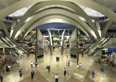 Abu Dhabi International Airport Midfield Terminal Complex by KPF | Alexia Petrdi of Form Architects has experience in Architecture, Design, Tourism, Property Development, Property Management, Island Property, Vacation Property, Island Villas, Luxury Apartments, Boutique Hotels and Mediterranean Resorts. She has worked in projects in Ibiza, Meganisi, Berlin, London, Marrakech, Athens, and the Greek islands